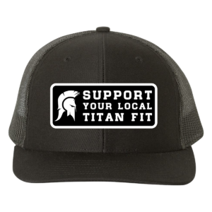 Titan Fit - Roanoke - Snapback Trucker Hat - Black with Patch